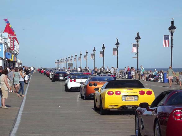 2016 Corvettes on the Boardwalk Show at Ocean City, NJ