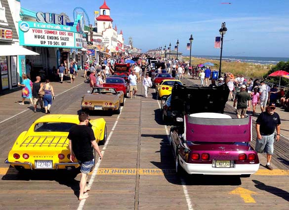 2016 Corvettes on the Boardwalk Show at Ocean City, NJ