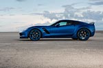 'Blue Flame' Corvette Z06 Looks Regal with Blue Forgiato Wheels