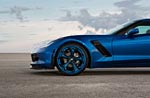 'Blue Flame' Corvette Z06 Looks Regal with Blue Forgiato Wheels