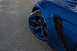 'Blue Flame' Corvette Z06 Looks Regal with Blue Forgiato Wheels