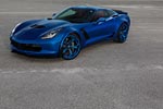 'Blue Flame' Corvette Z06 Looks Regal with Blue Forgiato Wheels