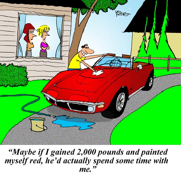 Saturday Morning Corvette Comic: Don't Forget The Wife