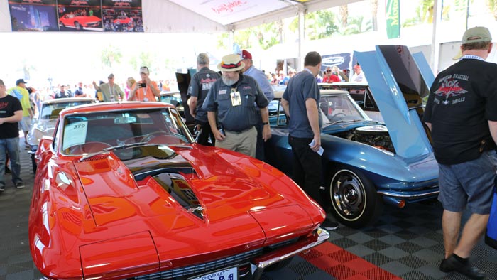 Attend a large car auction like Mecum or Barrett-Jackson