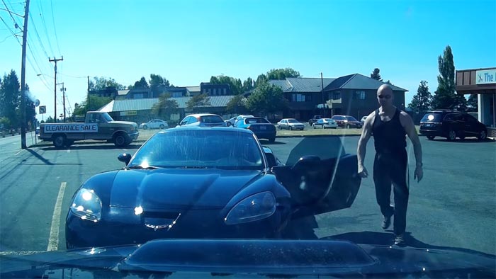 [VIDEO] Man Confronts Bad Corvette Driver and Instantly Regrets It