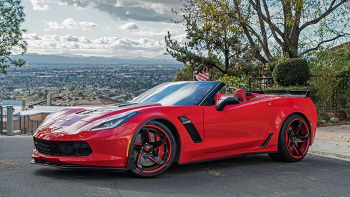 [PICS] Red Hot Callaway Corvette Z06 Convertible on Forgiato Wheels
