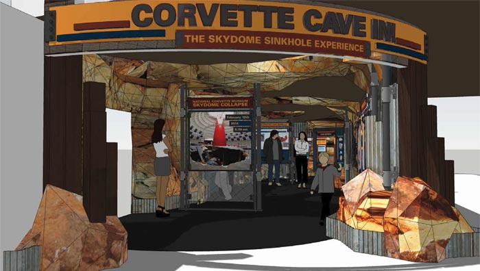 Corvette Museum to Open Corvette Cave-In Exhibit on 2nd Anniversary of Sinkhole