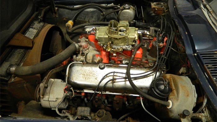 Corvettes on eBay: Barn Find 1963 Corvette with John Greenwood Built 427 V8