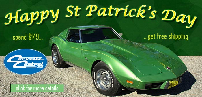 Keep More of your Green with Free Shipping from Corvette Central
