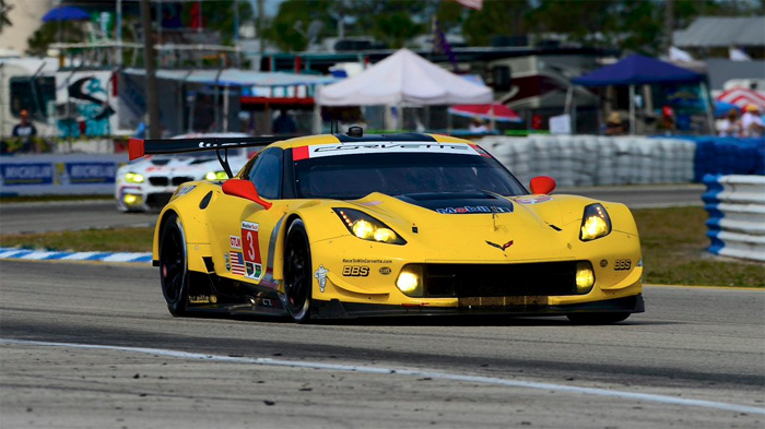 Corvette Racing at Sebring: Corvette C7.Rs in the Thick of GTLM Fight