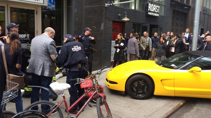 [ACCIDENT] Driverless Corvette Runs Over a Woman on a Busy NYC Sidewalk