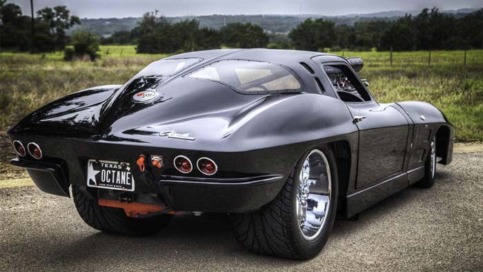 Corvettes on eBay: Blown Pro Street 1963 Corvette Split Window Replica