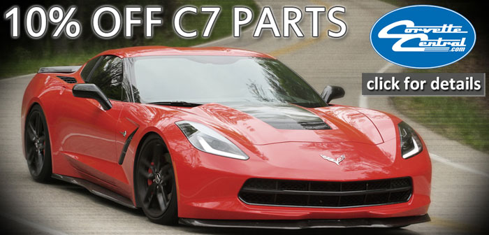 Save 10% on C7 Corvette Parts at Corvette Central