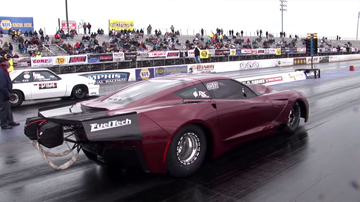 [VIDEO] 4,000 HP Corvette with a Hemi Twin Turbo at the Track