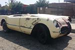 Corvettes on eBay: Stripped 1954 Corvette Barn Find May be One of 300 Pennant Blue Cars