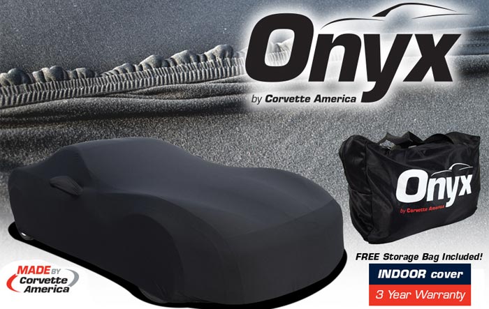 Corvette America's Premium ONYX Indoor Car Covers for All Generation Corvettes