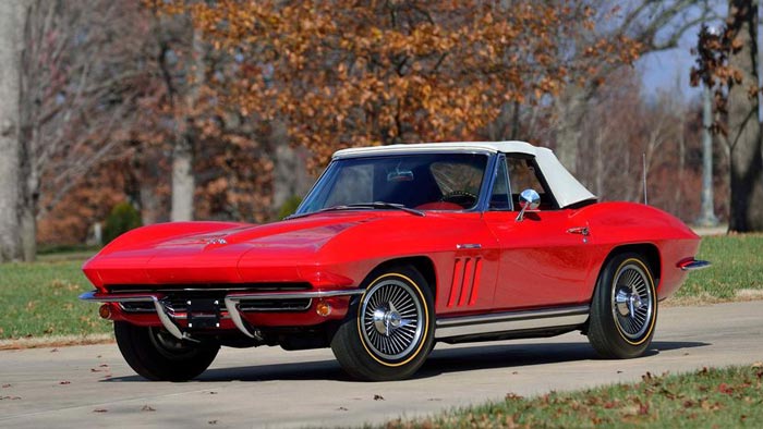 Rare Fuel Injected 1965 Corvette Sting Ray to be Offered at Mecum's Indy Auction