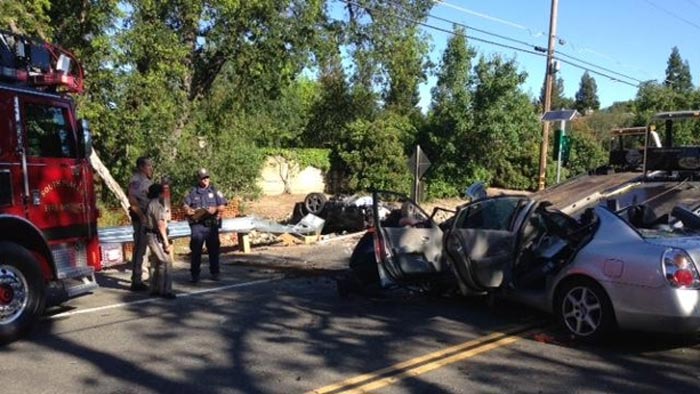[ACCIDENT] Speeding Corvette Sends Five People to Hospital after Crash