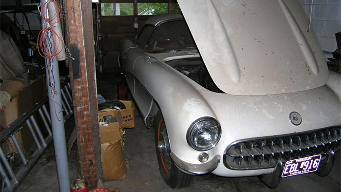 Basement Find 1956 Corvette Features Rare Duntov Cam