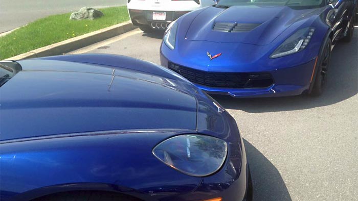 C6 Le Mans Blue vs 2016 Admiral Blue