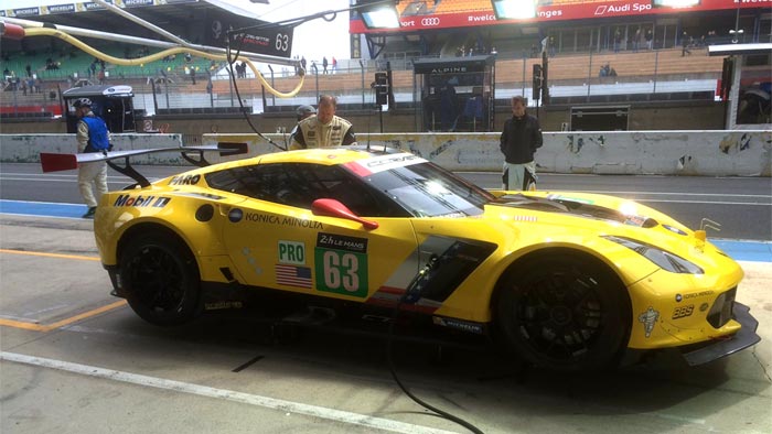 Corvette Racing at Le Mans: Garcia Fastest Driver in GTE Pro Class on Test Day