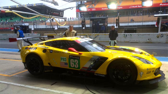 Corvette Racing Hit By BoP at Le Mans After Finishing Quickest at Test