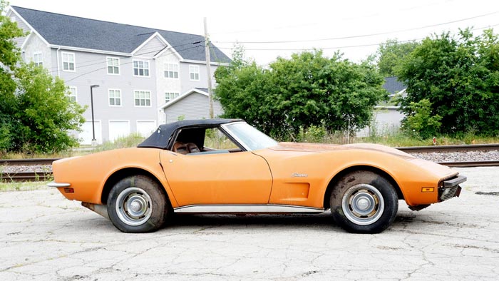 Corvettes on eBay: Barn-Find 1973 Corvette with 31,570 Original Miles