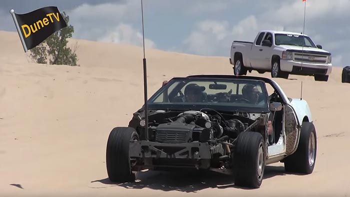 [VIDEO] Roadkill Inspired C4 Corvette Dune Buggy Plays in the Sand