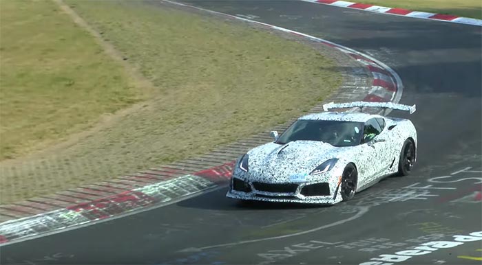 [VIDEO] GoPro Wearing 2018 Corvette ZR1 Prototype spotted at the Nurburgring