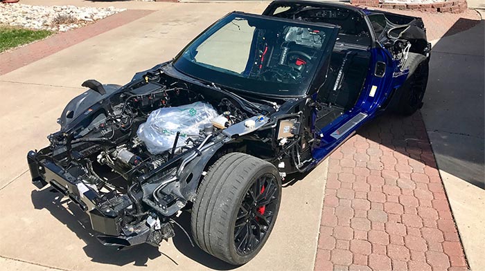 Salvage Title Corvette Z06 Goes for Pikes Peak Glory