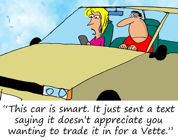 Saturday Morning Corvette Comic: When Smart Cars Are Too Smart
