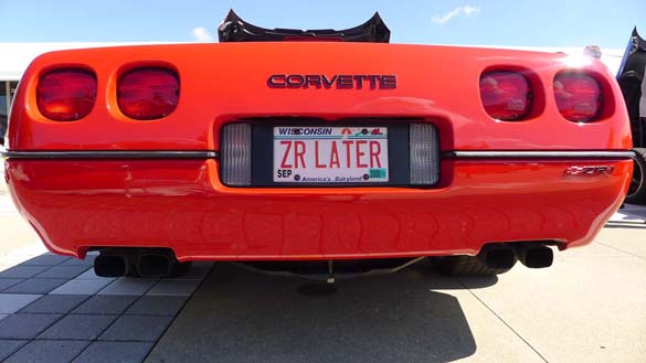 The Corvette Vanity Plates of Bloomington Gold 2017