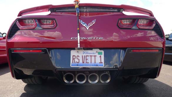 The Corvette Vanity Plates of Bloomington Gold 2017
