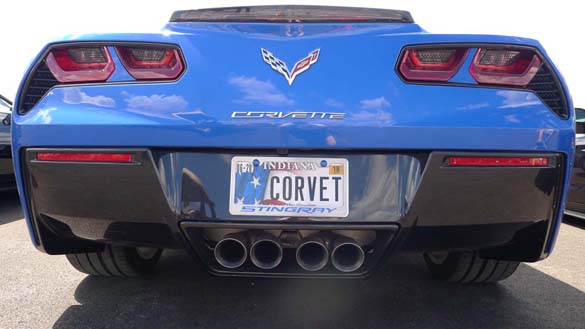 The Corvette Vanity Plates of Bloomington Gold 2017