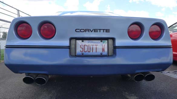 The Corvette Vanity Plates of Bloomington Gold 2017