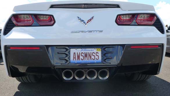 The Corvette Vanity Plates of Bloomington Gold 2017