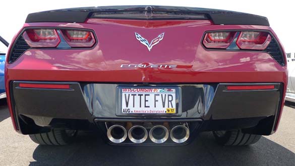 The Corvette Vanity Plates of Bloomington Gold 2017