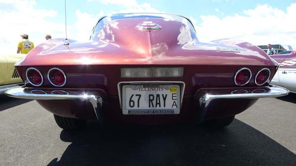 The Corvette Vanity Plates of Bloomington Gold 2017