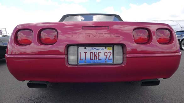 The Corvette Vanity Plates of Bloomington Gold 2017