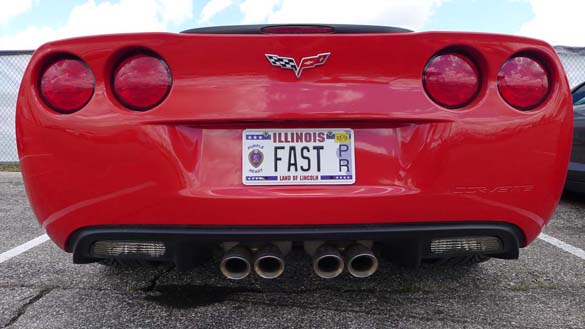 The Corvette Vanity Plates of Bloomington Gold 2017