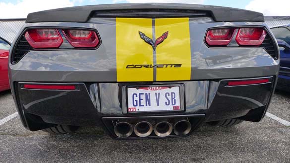 The Corvette Vanity Plates of Bloomington Gold 2017