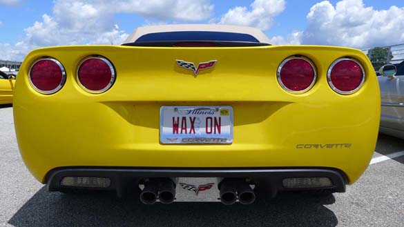 The Corvette Vanity Plates of Bloomington Gold 2017