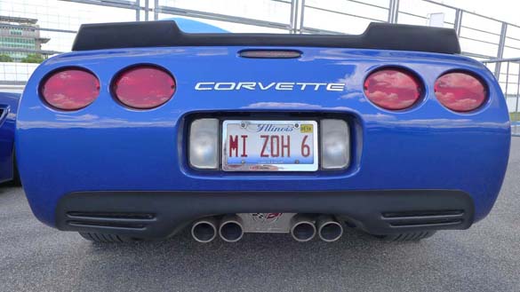 The Corvette Vanity Plates of Bloomington Gold 2017