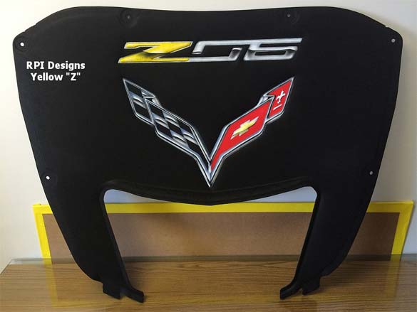 Add a Touch of Custom to your C7 Corvette Z06 with RPI Designs' Airbrushed Hood Liners