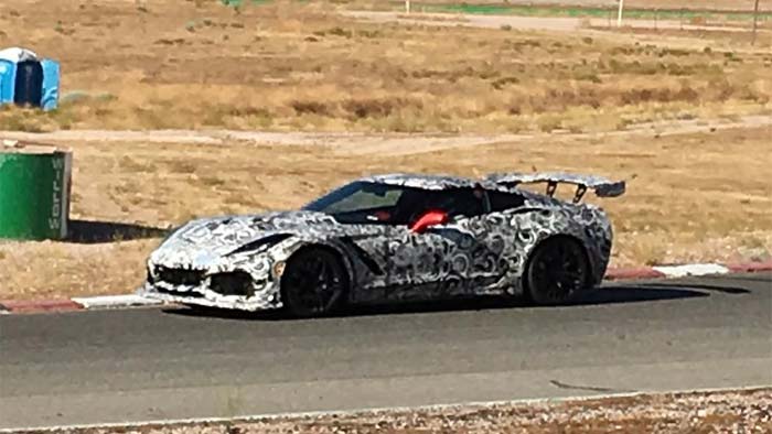 2018 Corvette ZR1 Fly By at Willow Springs