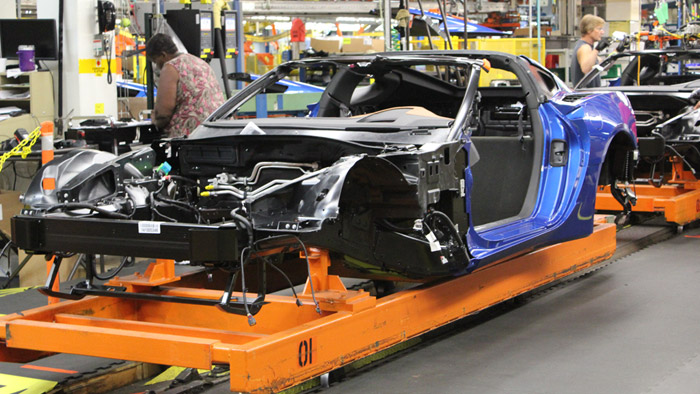 Final Corvette Rolls Off the Old Assembly Line at the Bowling Green Assembly Plant