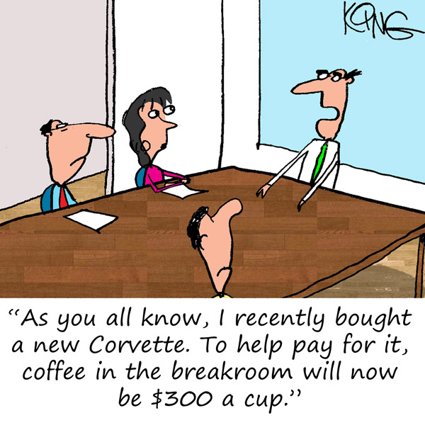 Saturday Morning Corvette Comic: It's Good to be the Boss