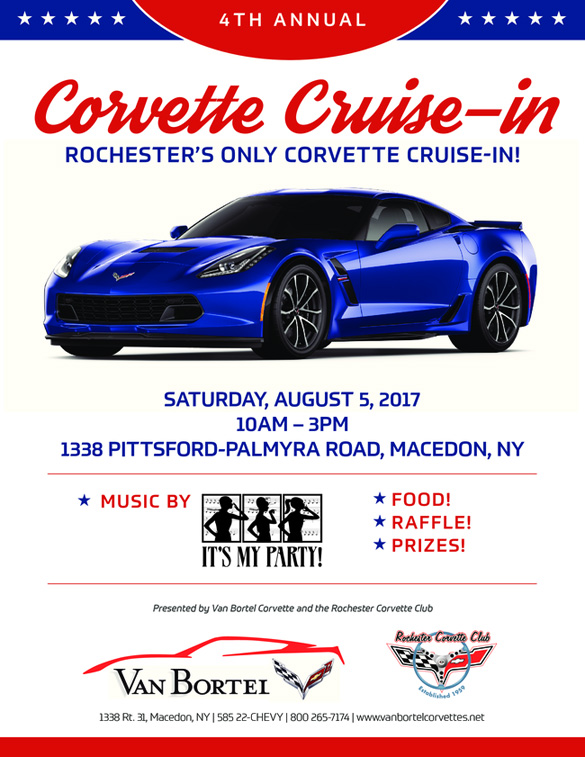 Join Van Bortel Chevrolet for their 4th Annual Cruise-In on Saturday!