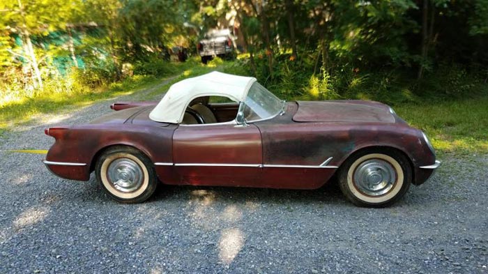 1954 Corvette Barn Find Rescued after 43 Year Storage