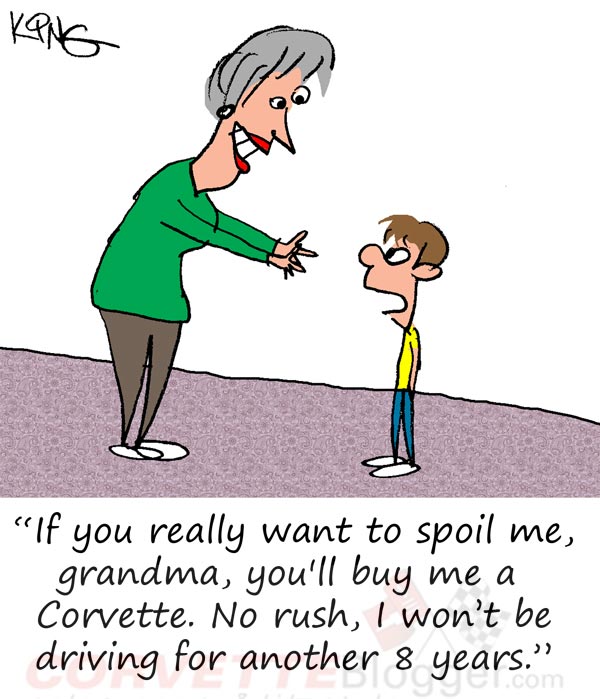 Saturday Morning Corvette Comic: Grandmas are the Best!